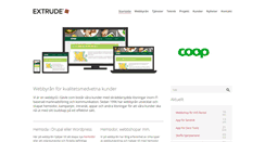 Desktop Screenshot of extrude.se