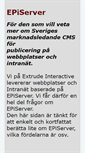 Mobile Screenshot of episerver.extrude.se